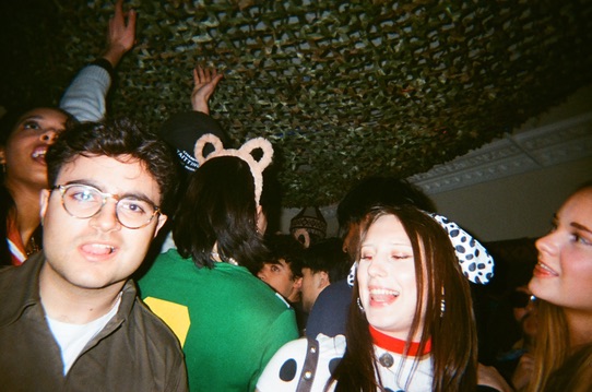 deep in the crowd